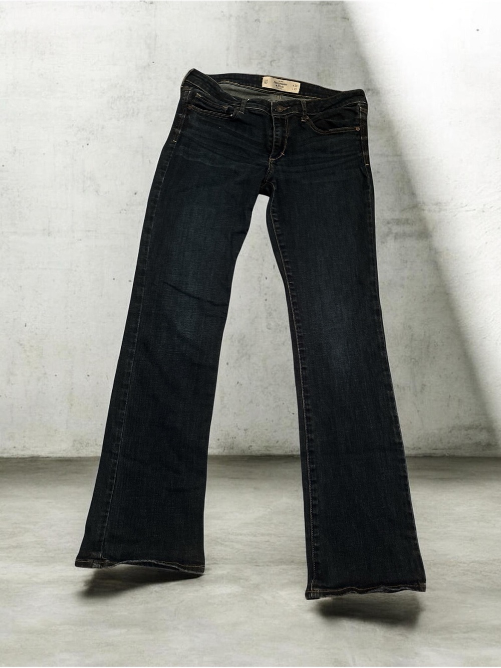 Abercrombie & Fitch Women's Bootcut Jeans - Black Wash